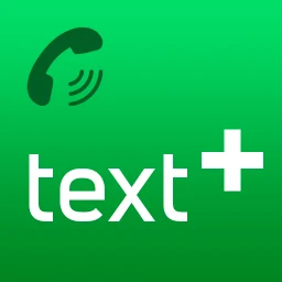 textPlus: 문자 메시지 + 통화 아이콘